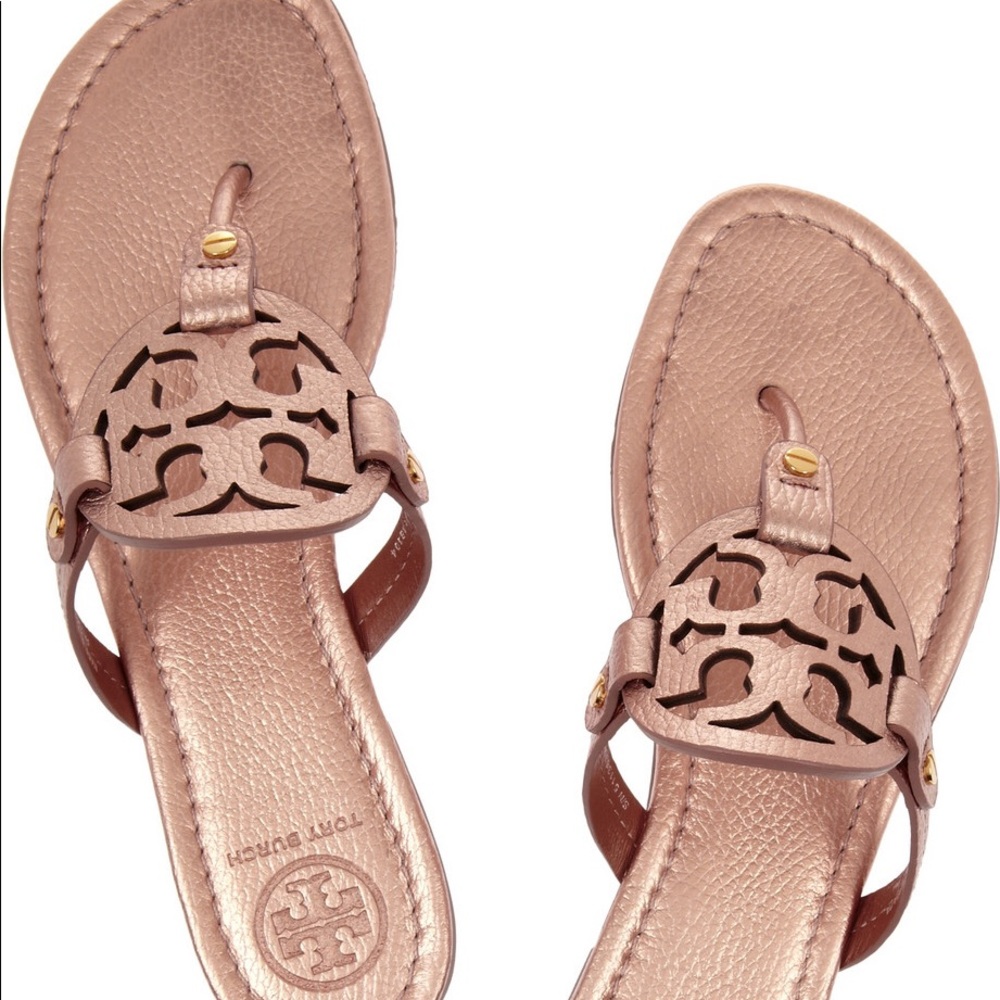 Tory Burch Sandals in Rose Gold